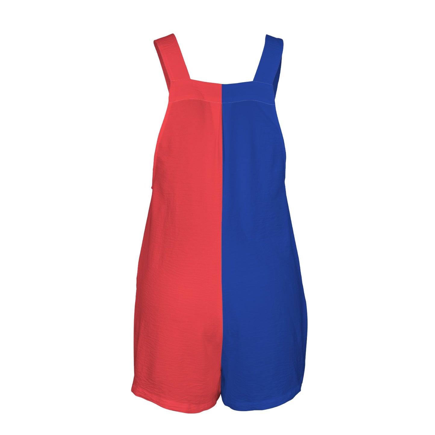 France Flag Inspired Pocket Bib Short Romper