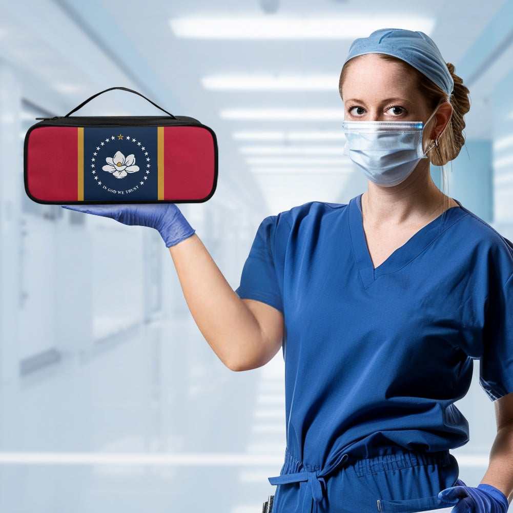 Mississippi Flag Inspired Stethoscope Storage Bag