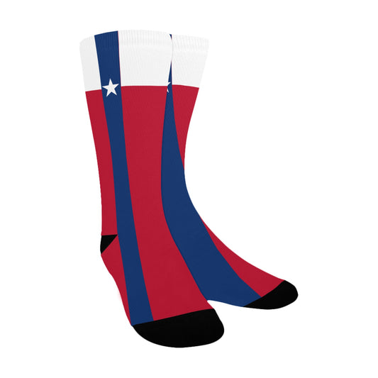 Texas Flag Inspired Women's Custom  Socks | Ships from USA