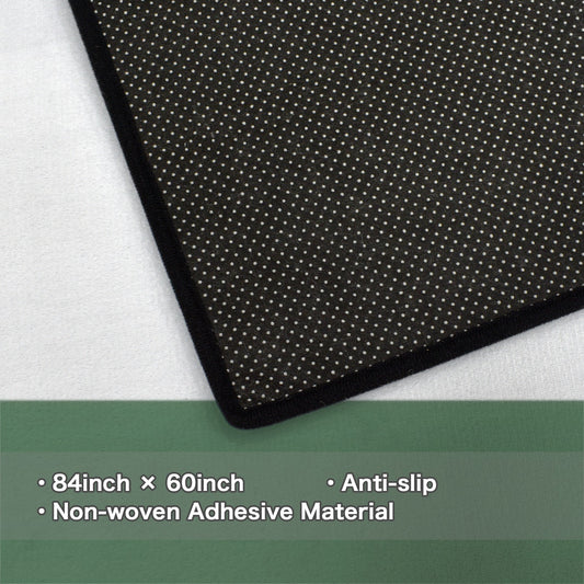 Hungary Flag Inspired 84x60 Inch Area Rug with Black Binding (Made in the USA)