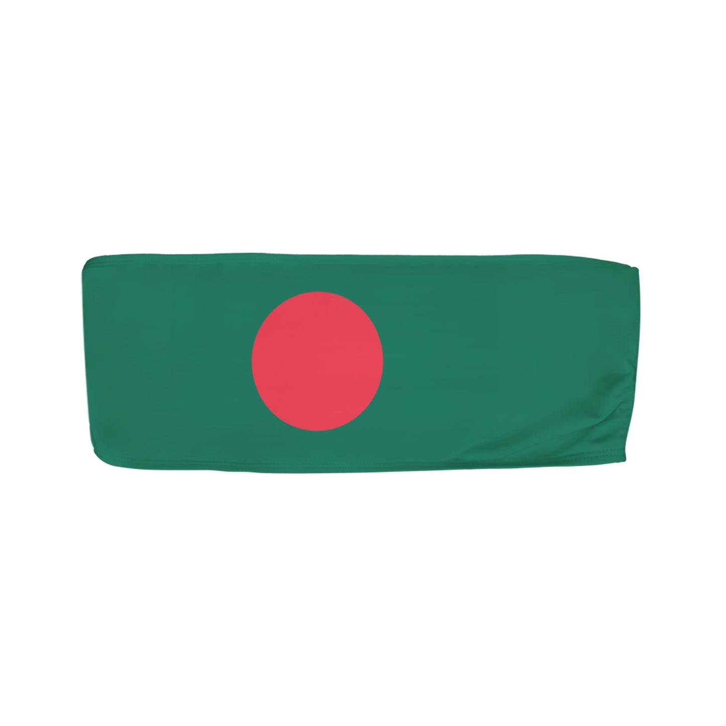 Bangladesh Flag Inspired Bandeau Tube Bikini Top