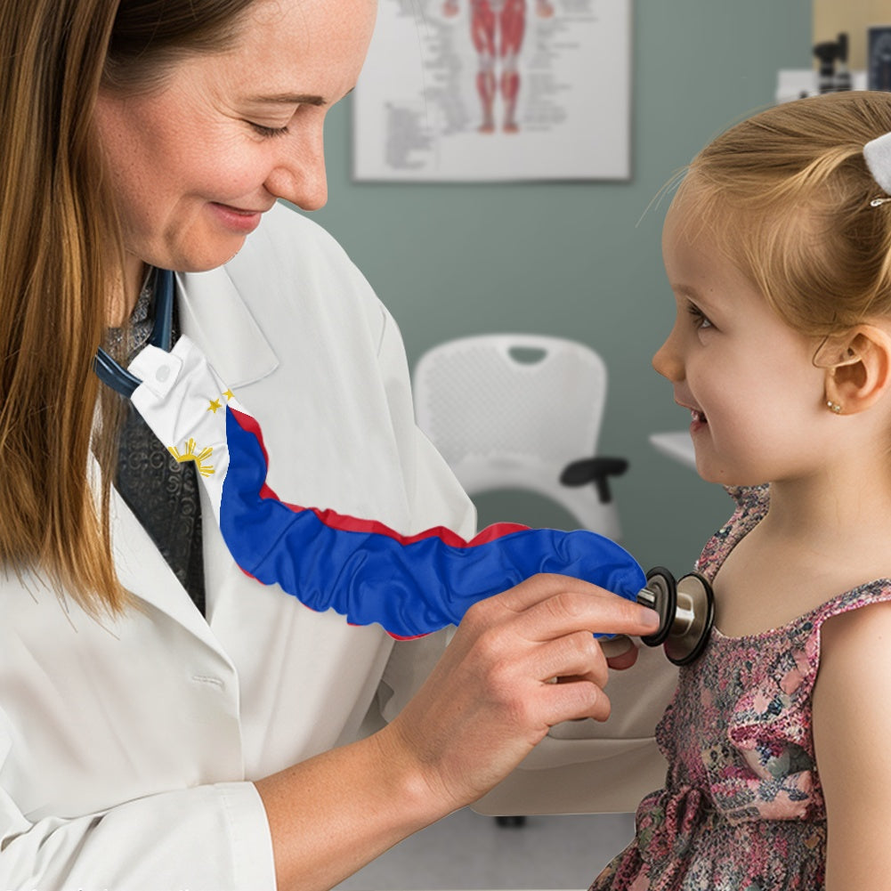Philippines Flag Inspired Stethoscope Protective Cover