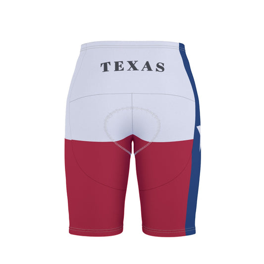 Texas Flag Inspired Men’s Cycling Shorts