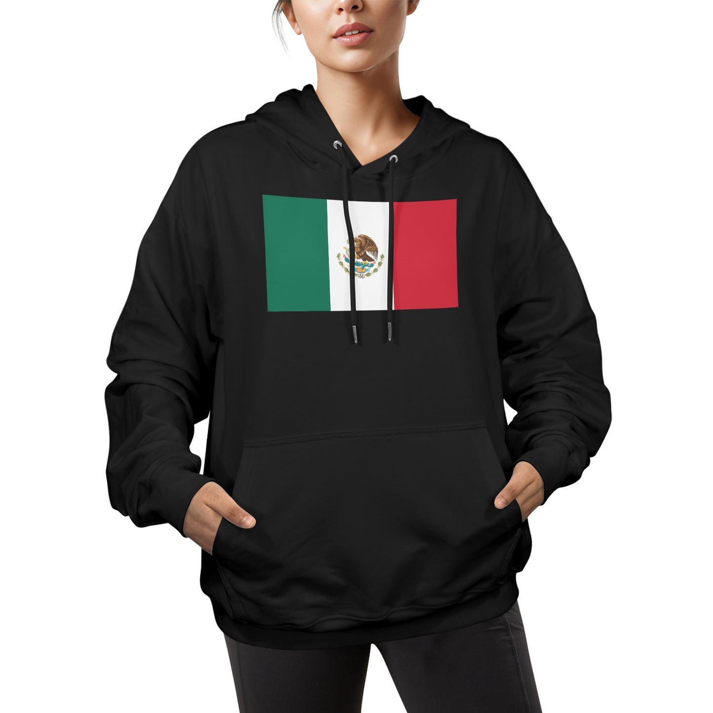 Mexico Flag Inspired Women's Hoodie | Ships from USA