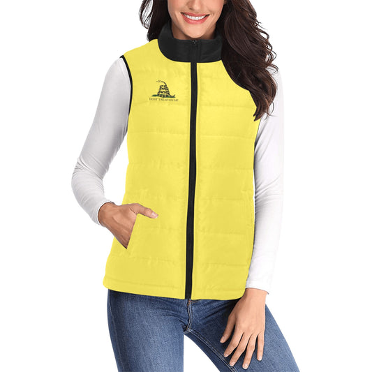 Gadsden Flag Inspired Women's Padded Vest