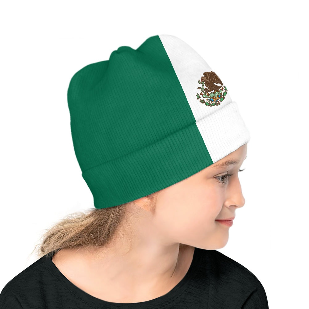 Mexico Flag Inspired Kids' Beanie