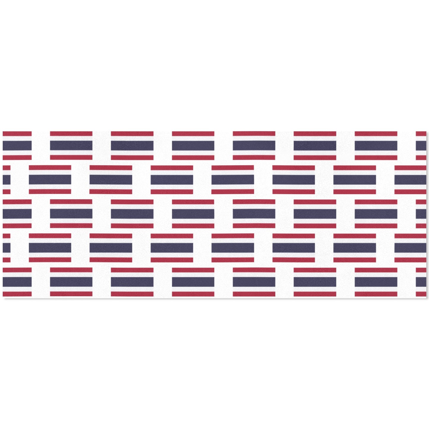 Thailand Flag Inspired Custom Gift Wrapping Paper 58"x 22.5" (4 Rolls)