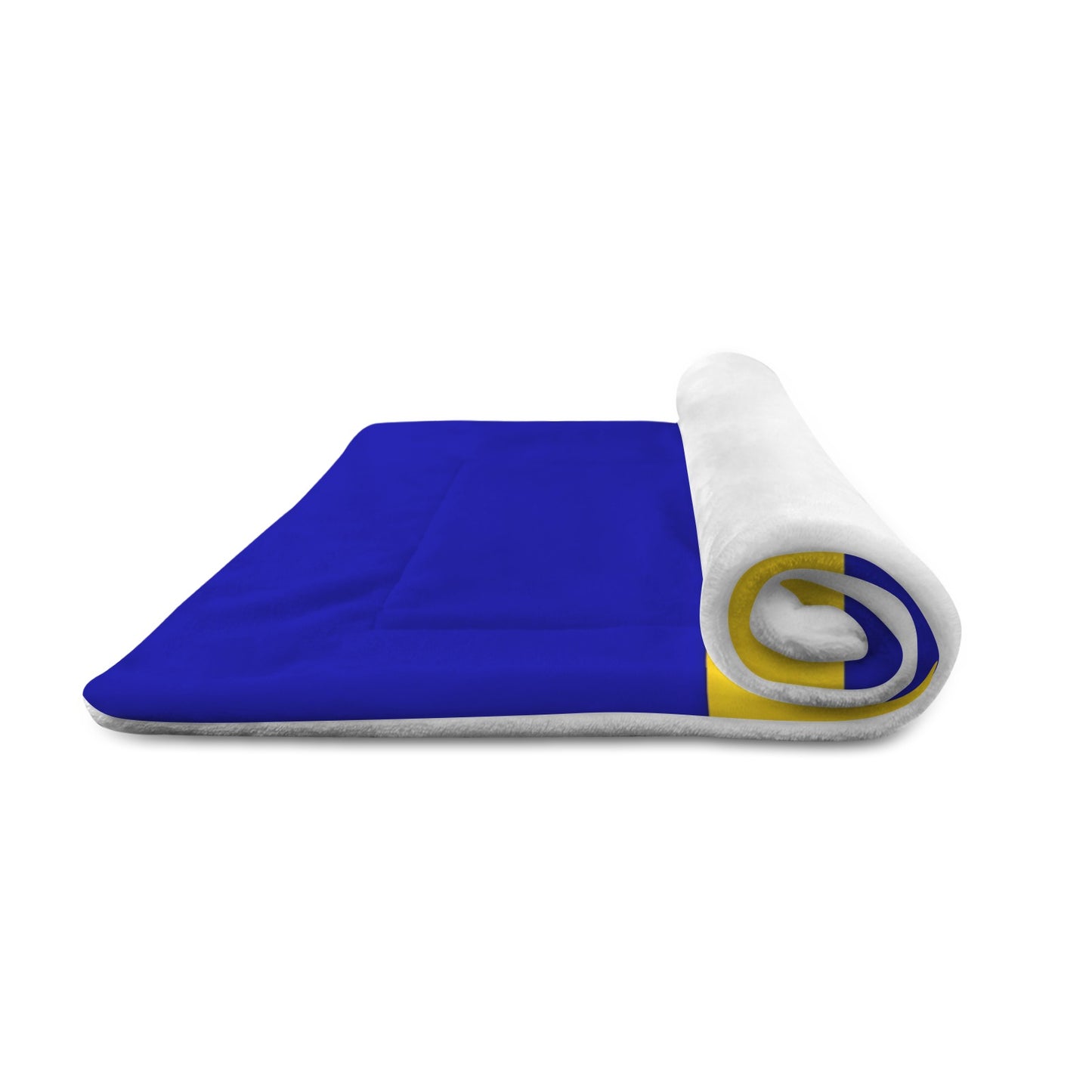 Barbados Flag Inspired Pet Mat 25x18inch (Made in the USA)