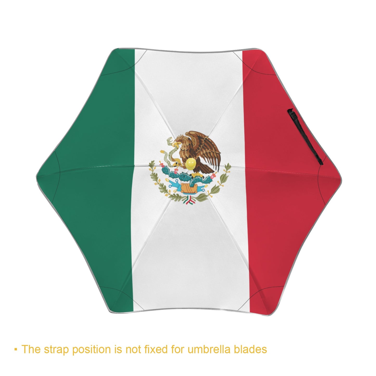 Mexico Flag Inspired Kids Safe Round Corner Umbrella