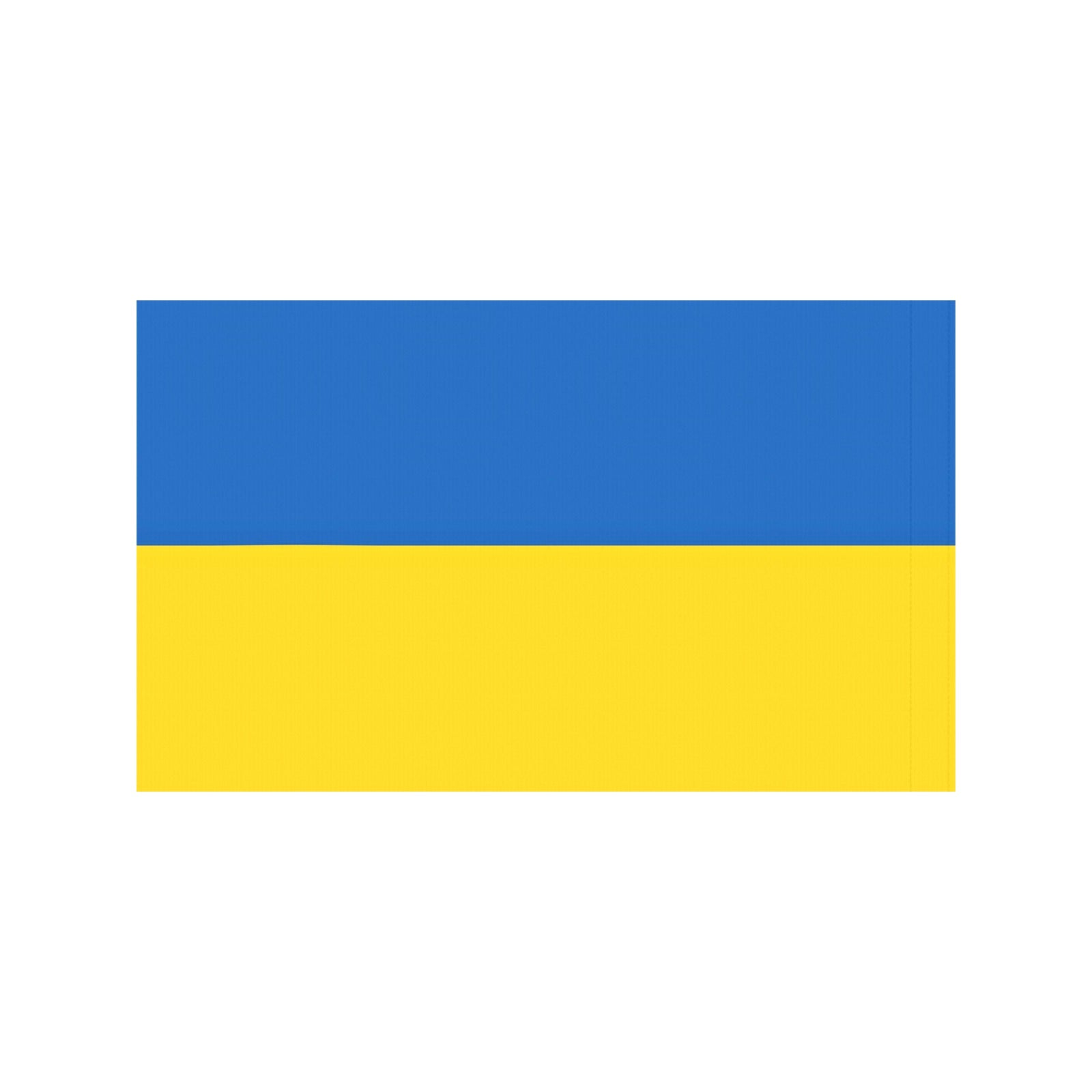 Blue-yellow horizontal flag by Luv My Flag brand.