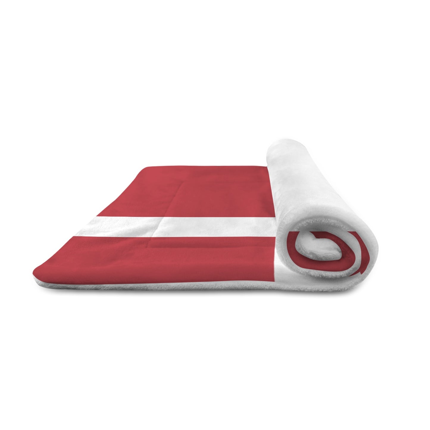 Denmark Flag Inspired Pet Mat 25x18inch (Made in the USA)