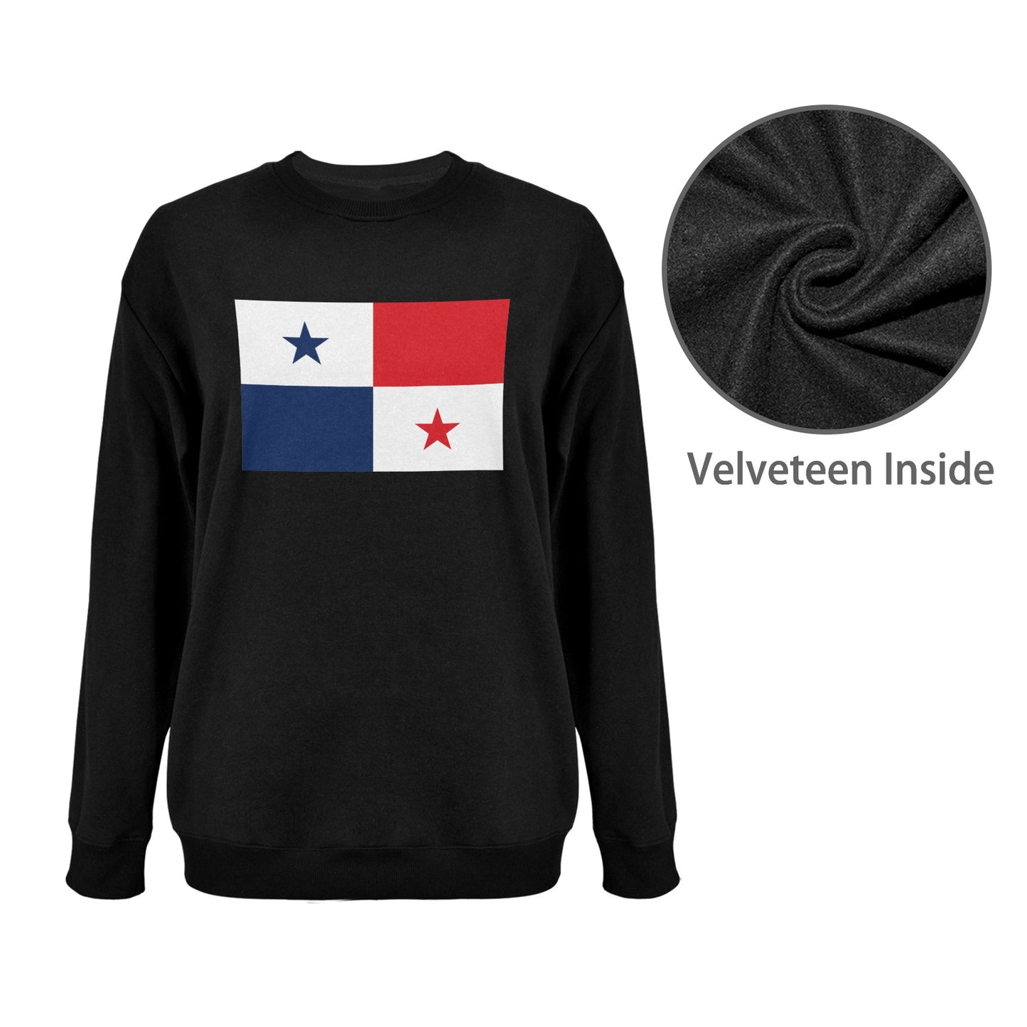 Panama Flag Unisex Fleece Sweatshirt (Made in the USA)