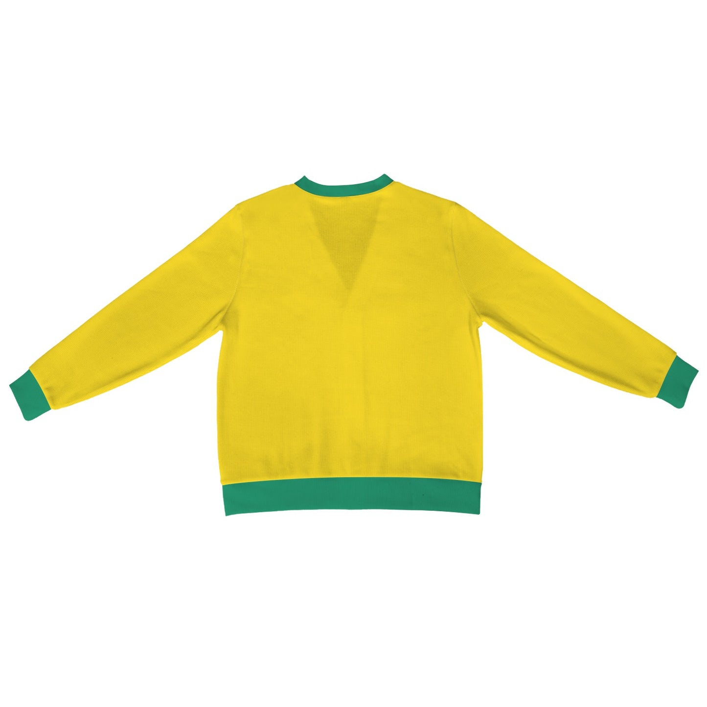 Brazil Flag Inspired Men's Cardigan