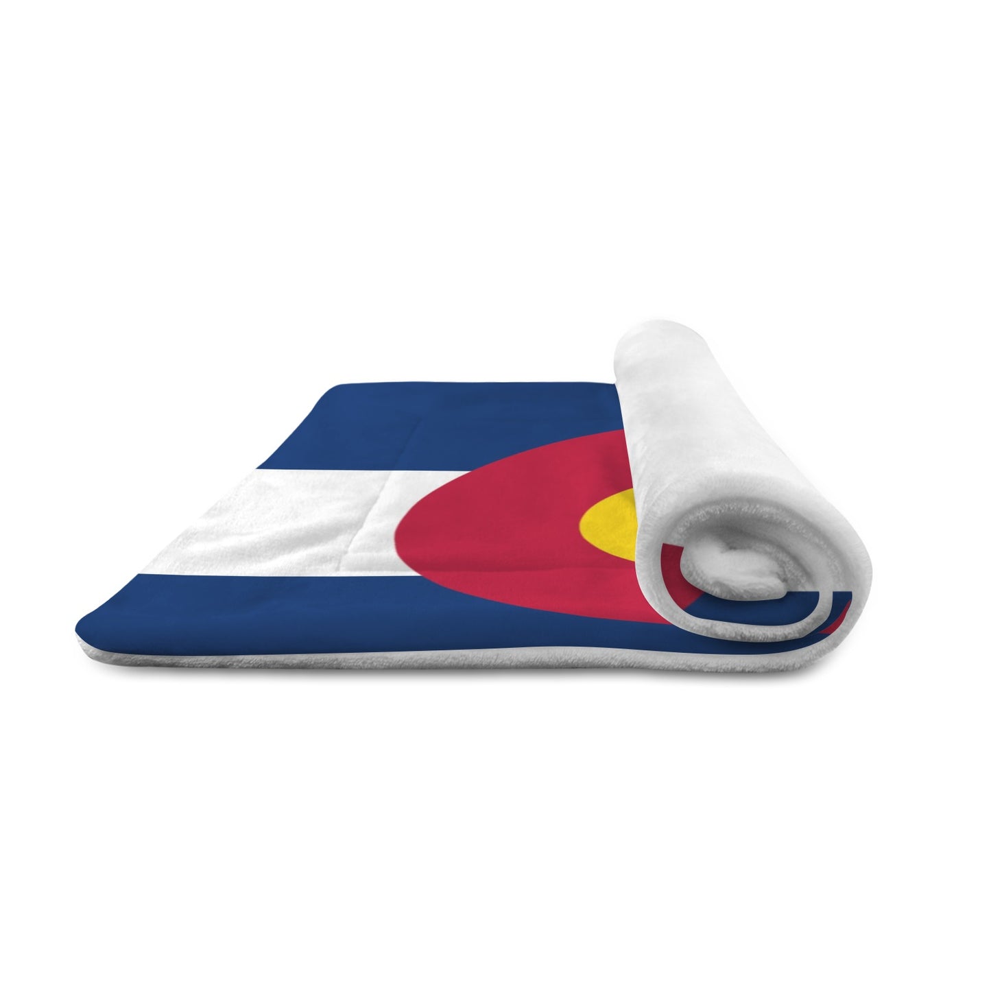 Colorado Flag Inspired Pet Mat 25x18inch (Made in the USA)