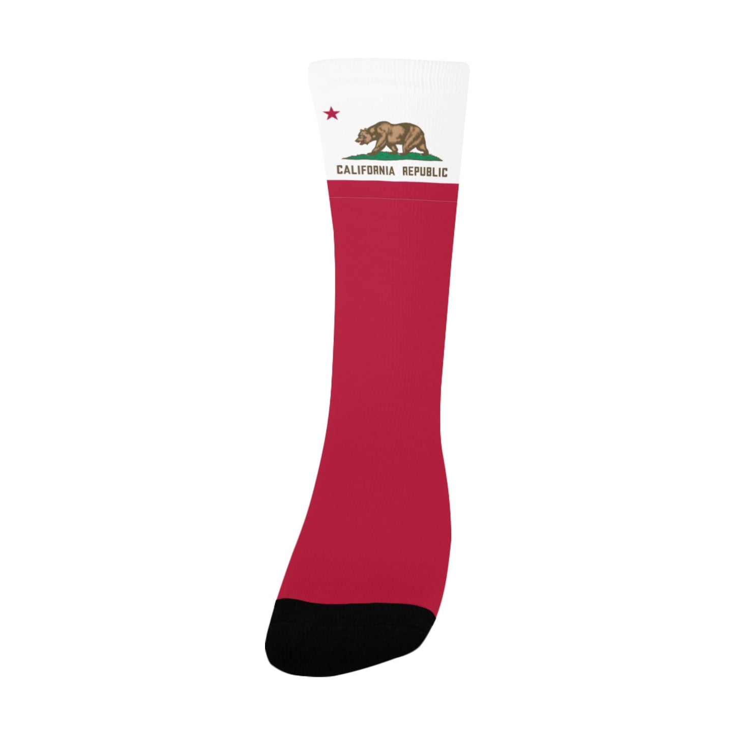 California Flag Inspired Women's Custom  Socks | Ships from USA