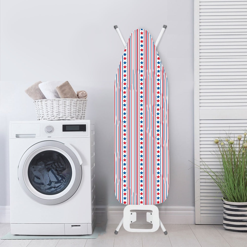 American Flag Colors, Red, White, Blue Color Stars and Stripes Pattern Ironing Board Cover