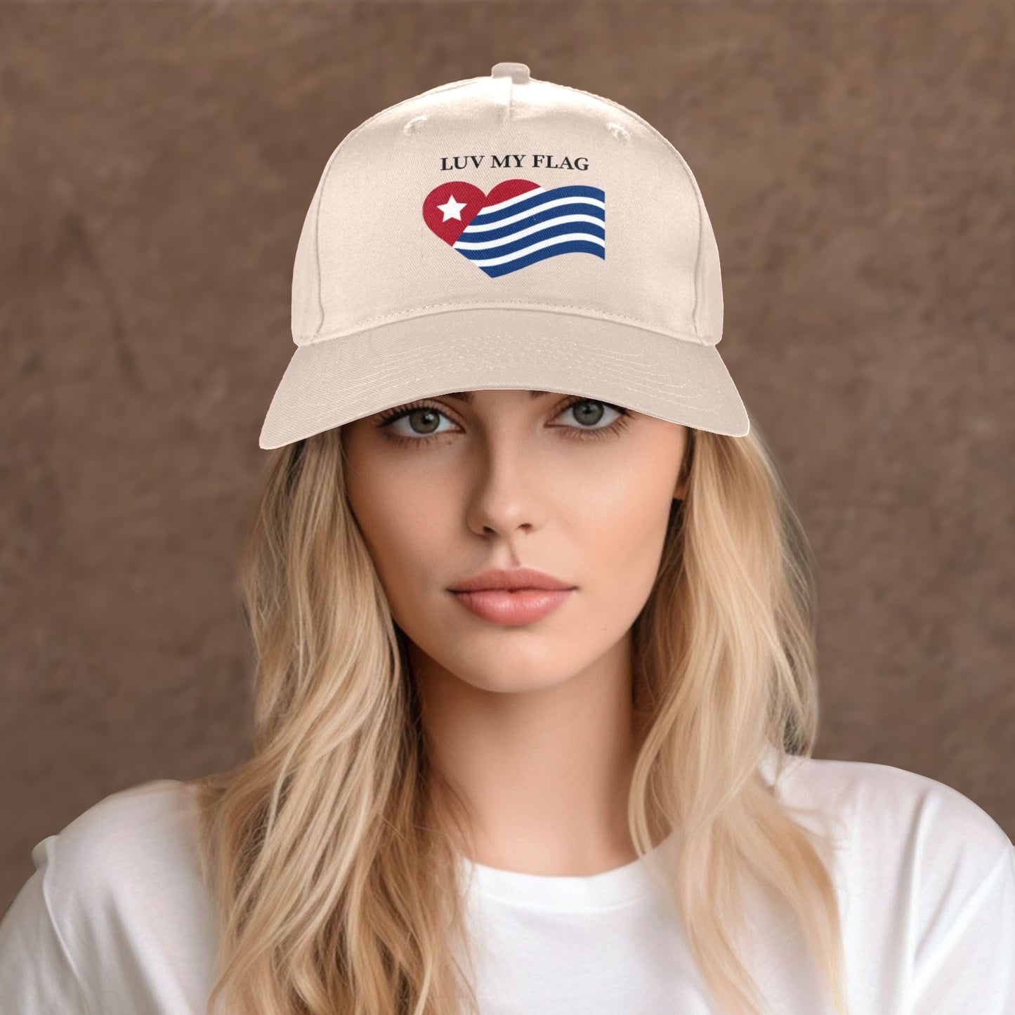 LUV MY FLAG LOGO Baseball Cap (Made in USA)