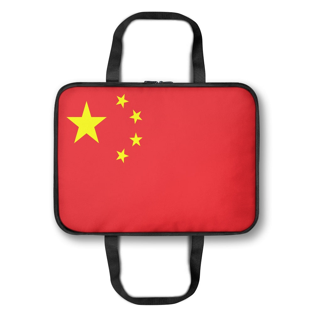 [Brand] laptop bag featuring the China flag design.