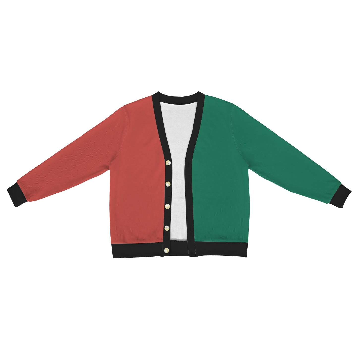 Mexico Flag Inspired Men's Cardigan