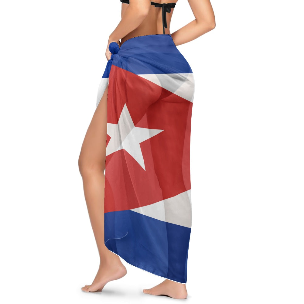Cuba Flag Inspired Bikini Cover-Up