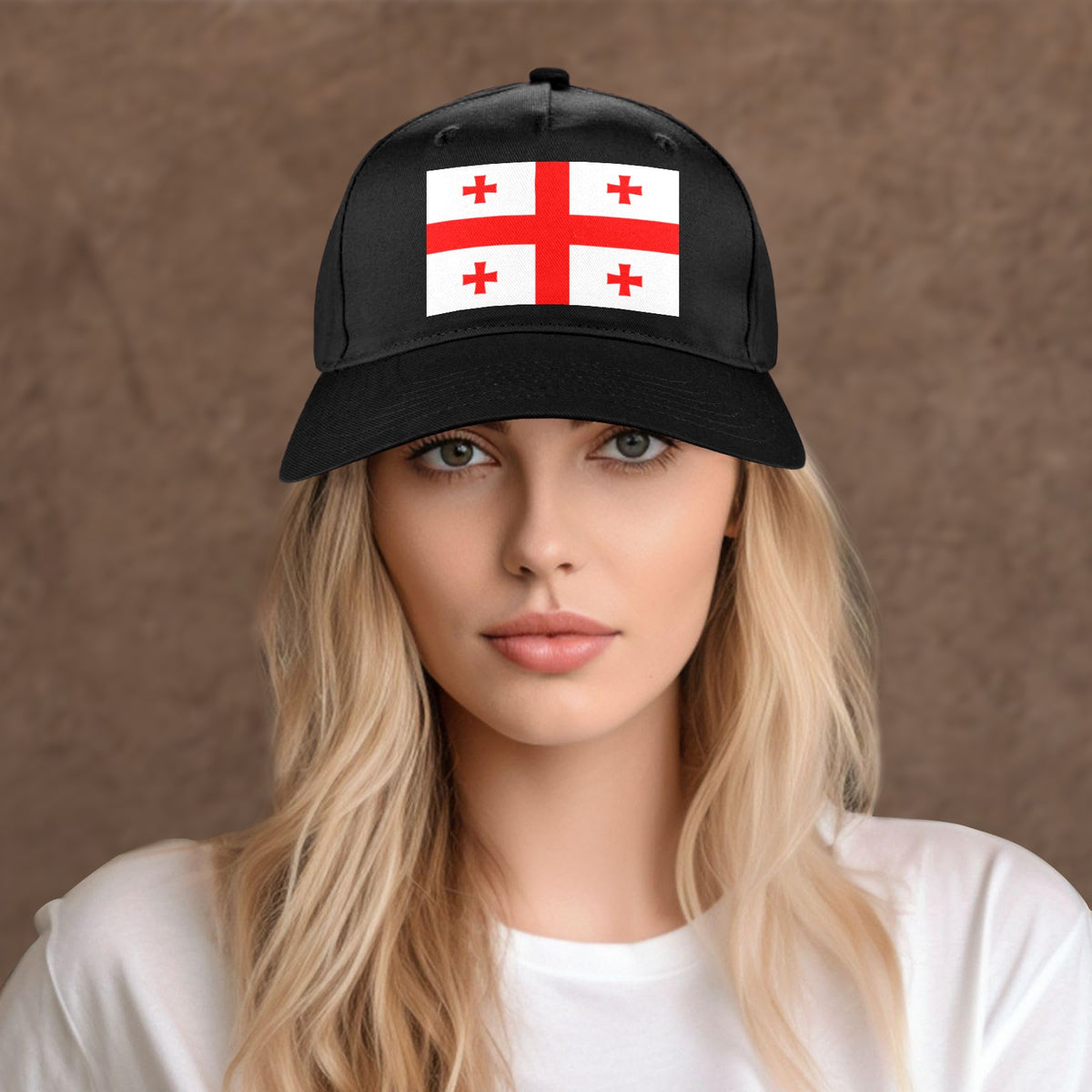 Georgia Flag Inspired Baseball Cap | Printed in the  USA