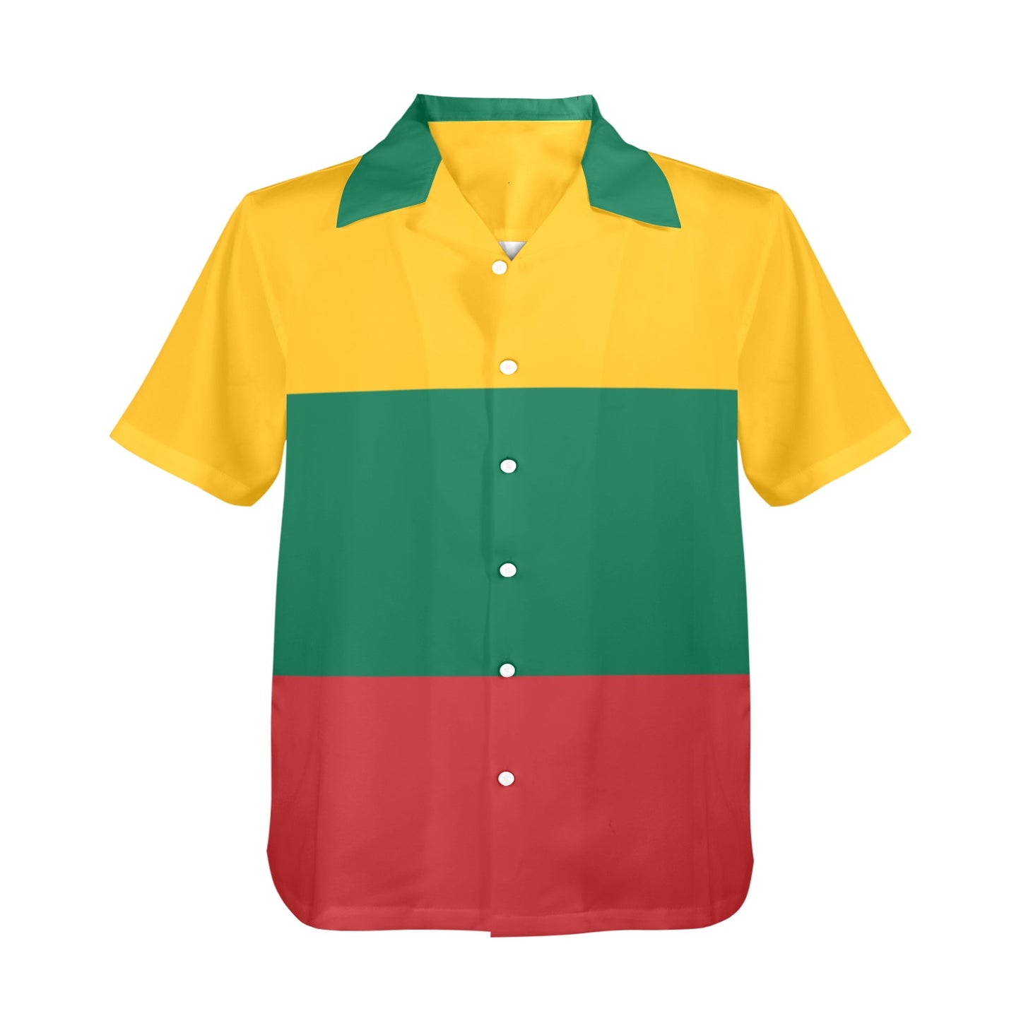Lithuania Flag Hawaiian Shirt (Made in USA)