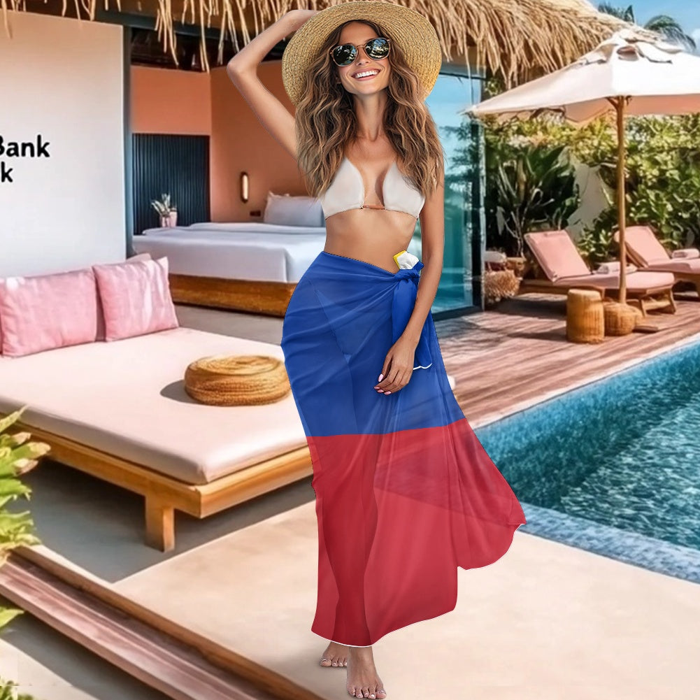 Philippines Flag Inspired Bikini Cover-Up