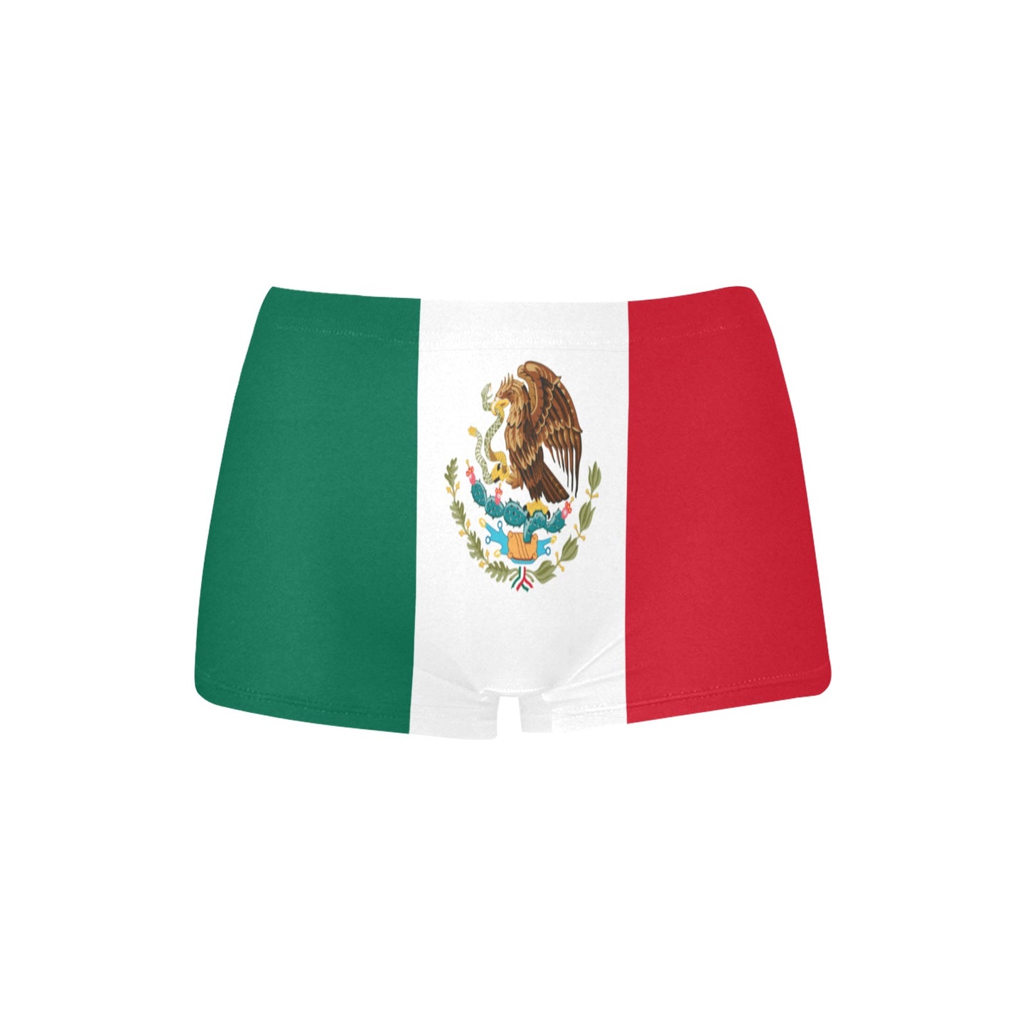 Mexico Flag Inspired Women's  Boyshort Panties