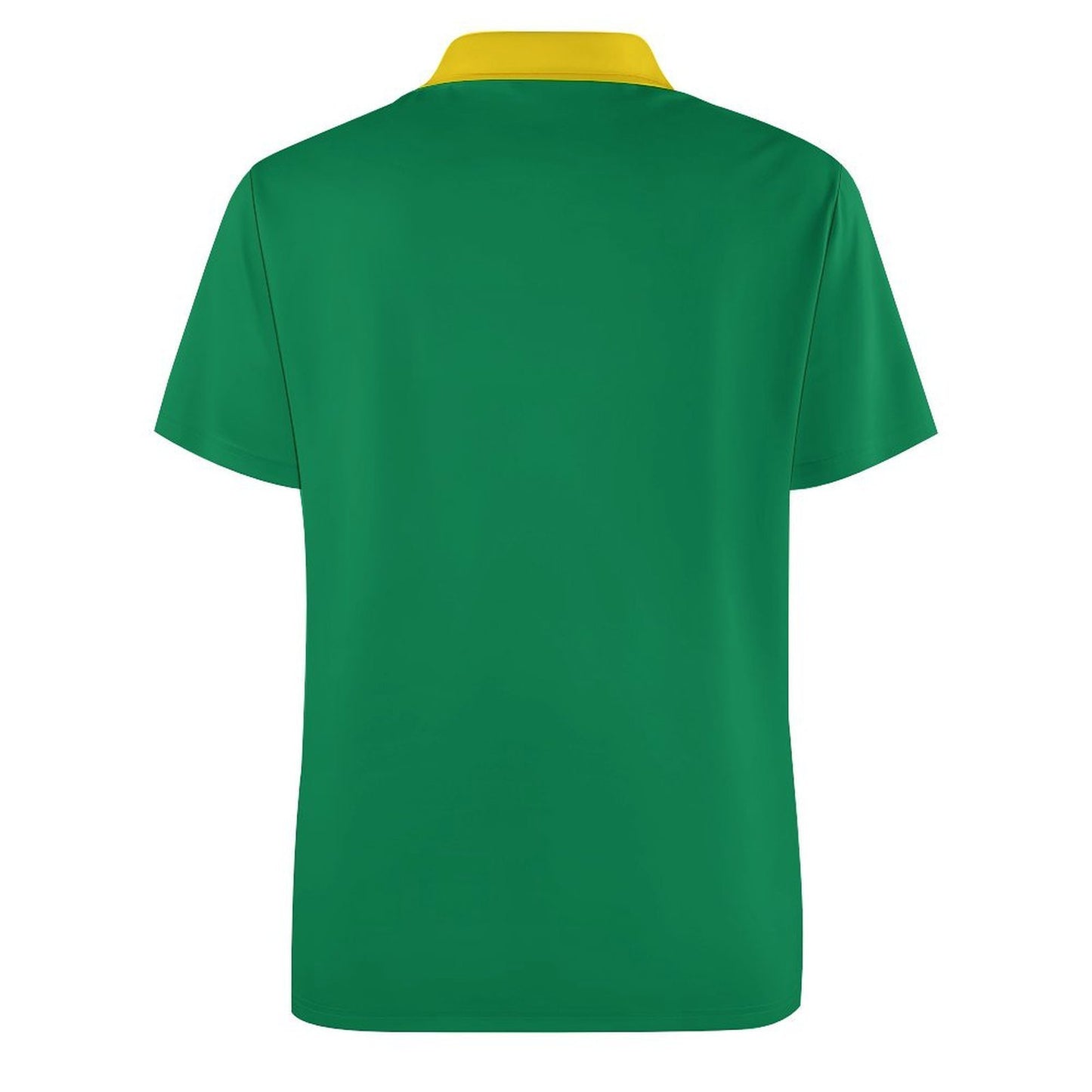 Brazil Flag Inspired Women's Straight Fit Polo Shirt