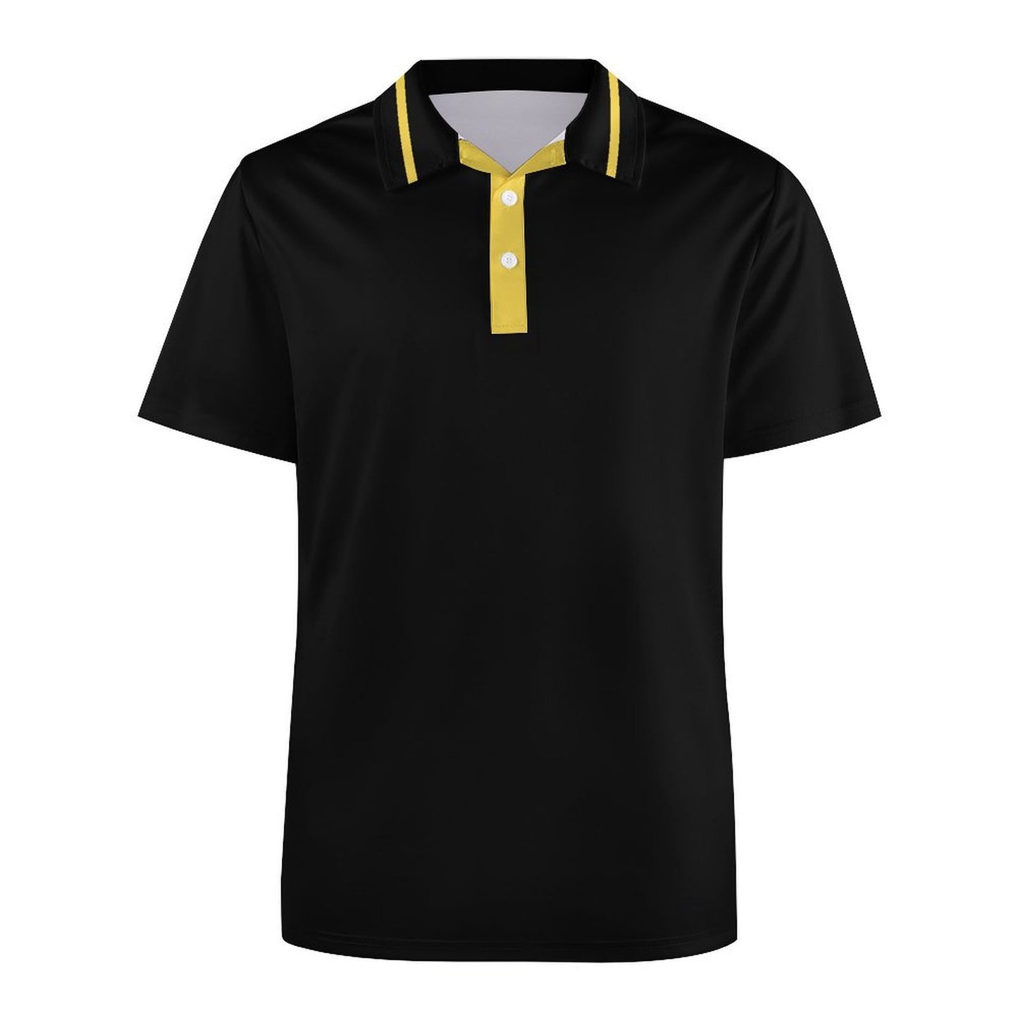 Thin Gold Line Flag Inspired Style-2 Women's Straight Fit Polo Shirt
