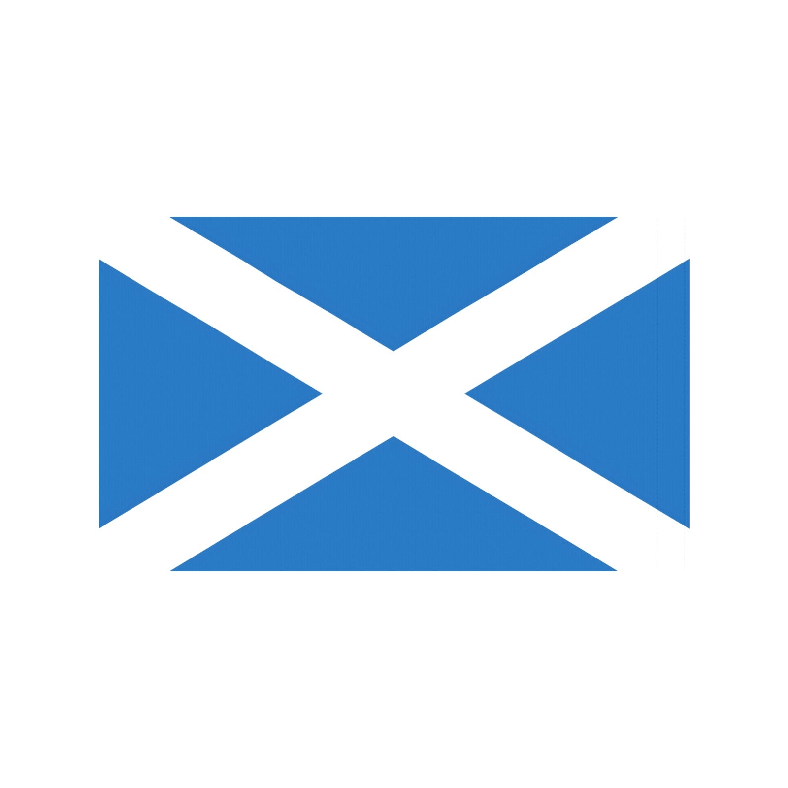 Luv My Flag Scotland flag with blue and white cross.