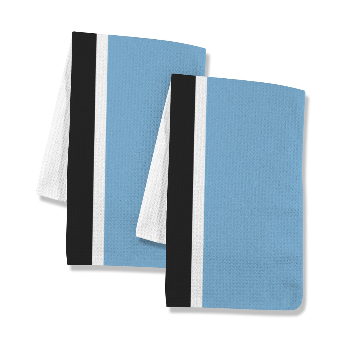 Botswana Flag Inspired Kitchen Towel 40X60cm (Pack of 2) | Printed In the USA