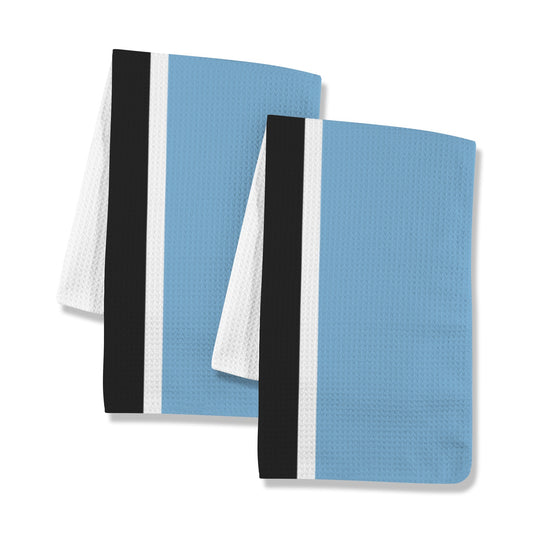 Botswana Flag Inspired Kitchen Towel 40X60cm (Pack of 2) | Printed In the USA