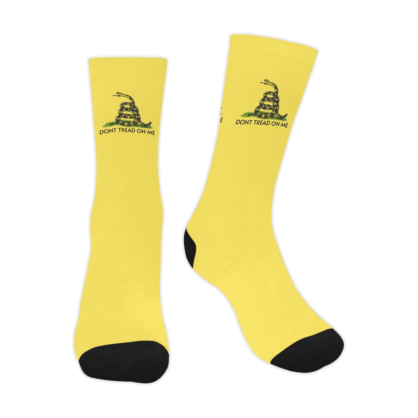 Gadsden Flag Inspired Socks Crew Socks | Ships from USA