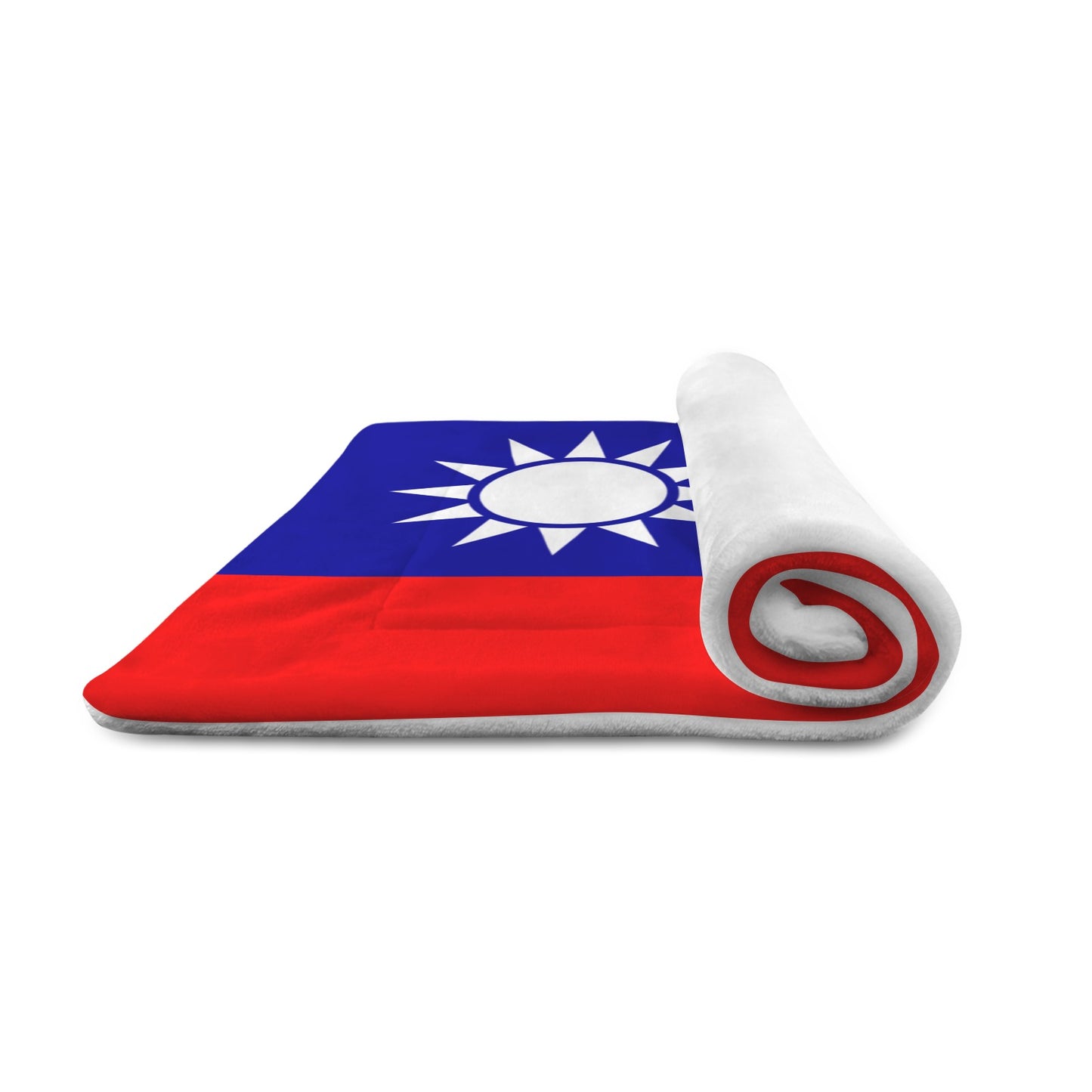 Taiwan Flag Inspired Pet Mat 25x18inch (Made in the USA)