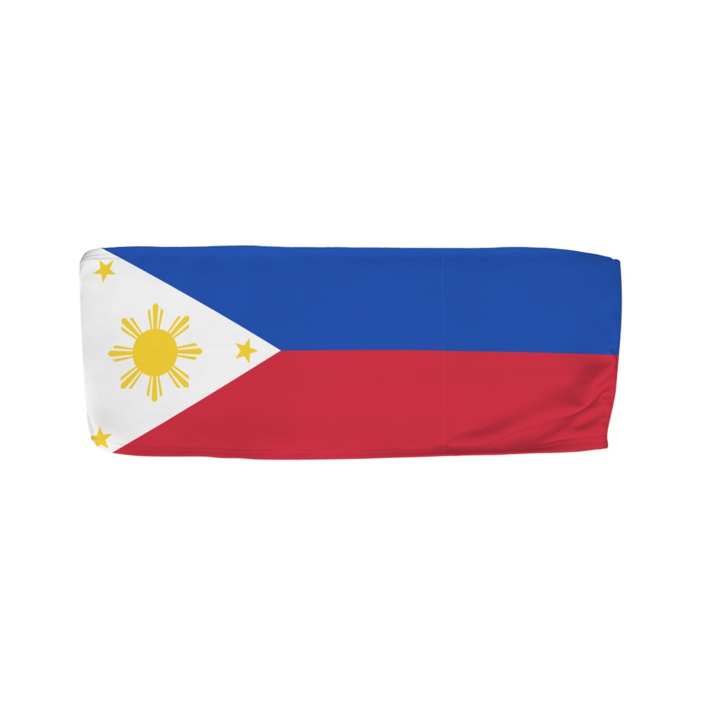 Philippines Flag Inspired Bandeau Tube Bikini Top