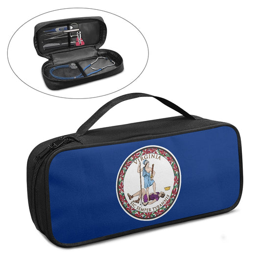 Virginia Flag Inspired Stethoscope Storage Bag