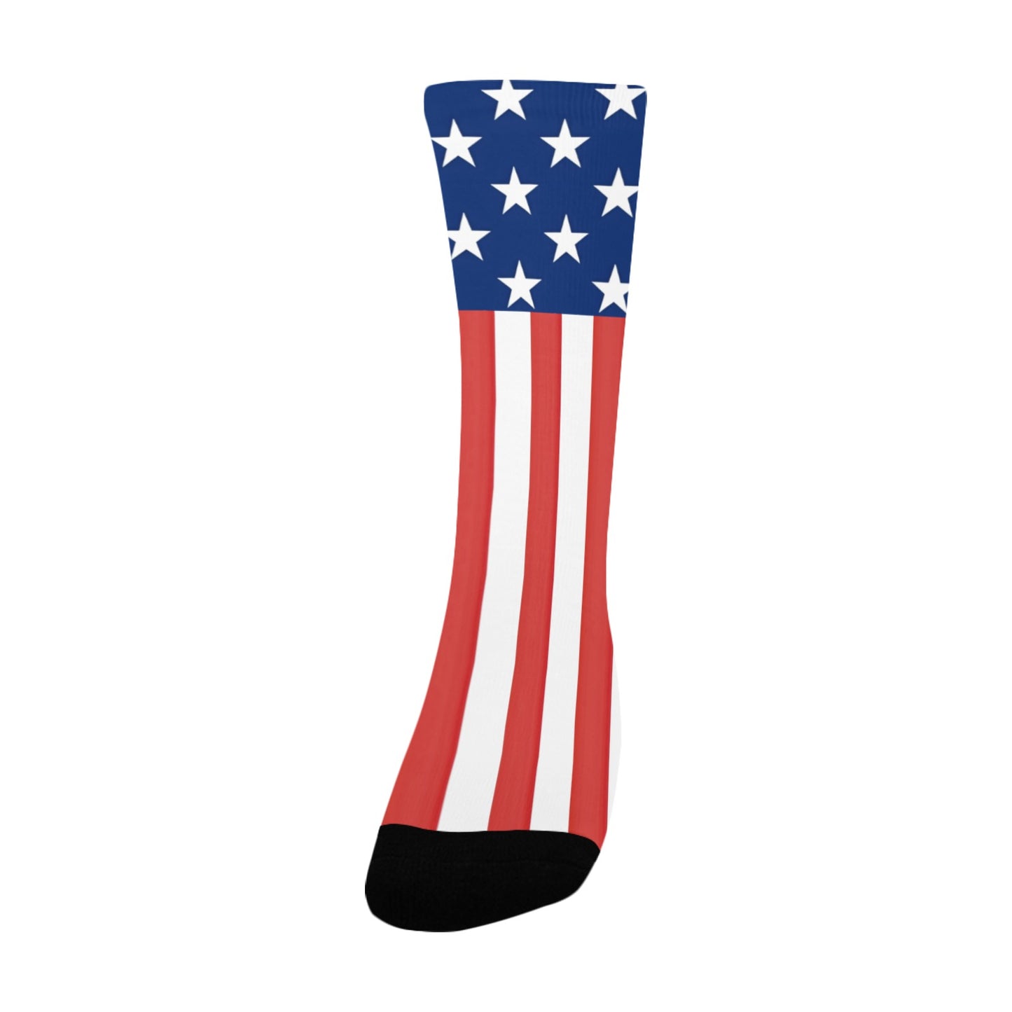 USA/American Flag Inspired Women's Custom  Socks | Ships from USA