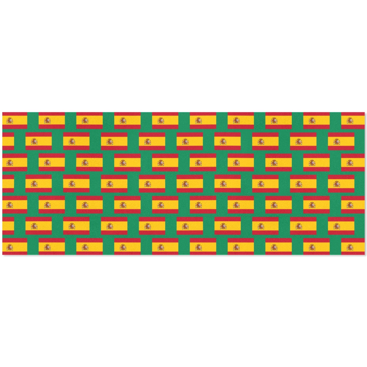 Spain Flag Inspired Custom Gift Wrapping Paper 58"x 22.5" (4 Rolls)