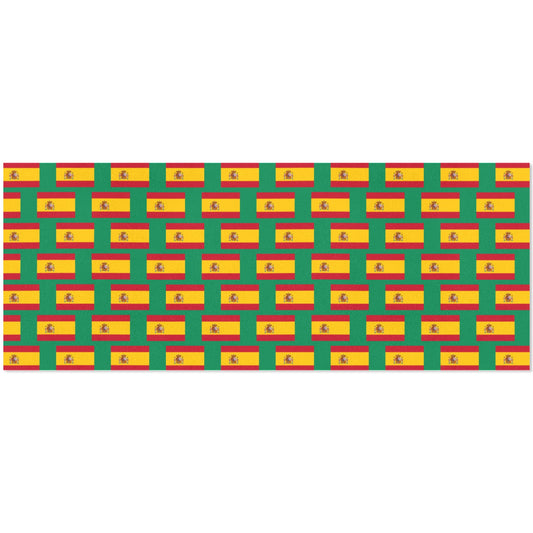 Spain Flag Inspired Custom Gift Wrapping Paper 58"x 22.5" (4 Rolls)