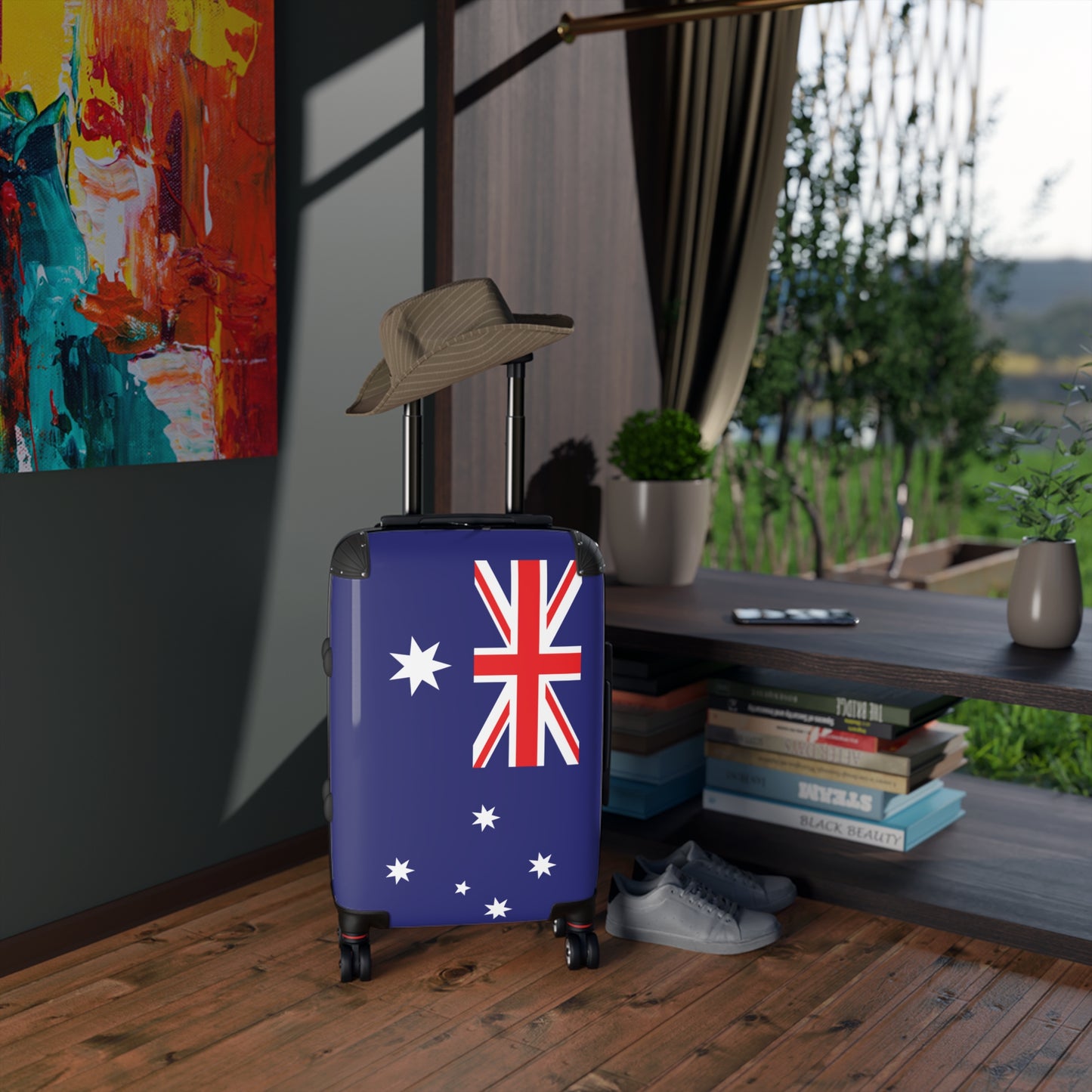 Australia Flag Inspired Suitcase