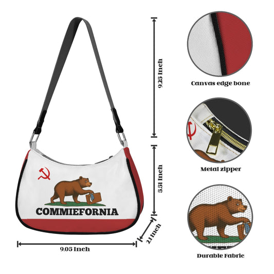 California Flag Inspired (COMMIEFORNIA) Women's Shoulder Bag
