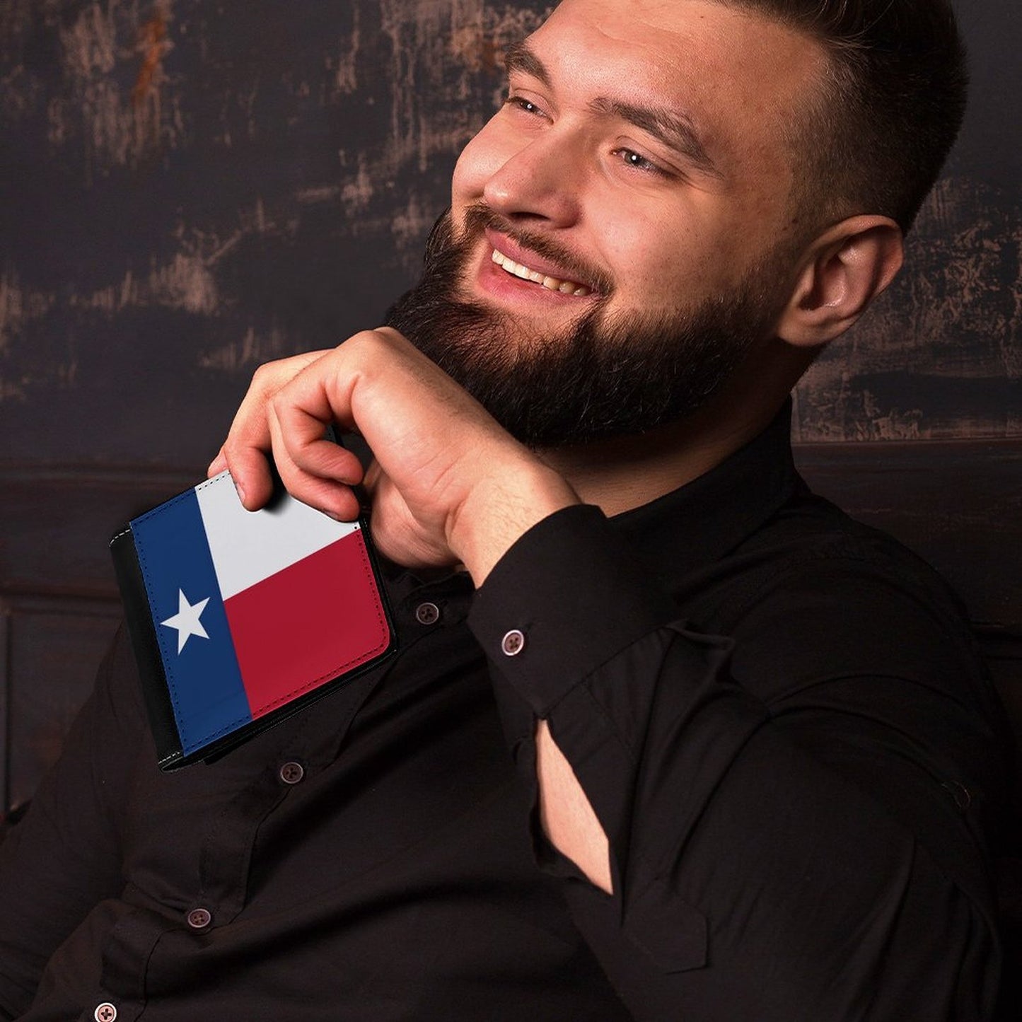 Texas Flag and Come and Take It Flag Inspired Men's Wallet