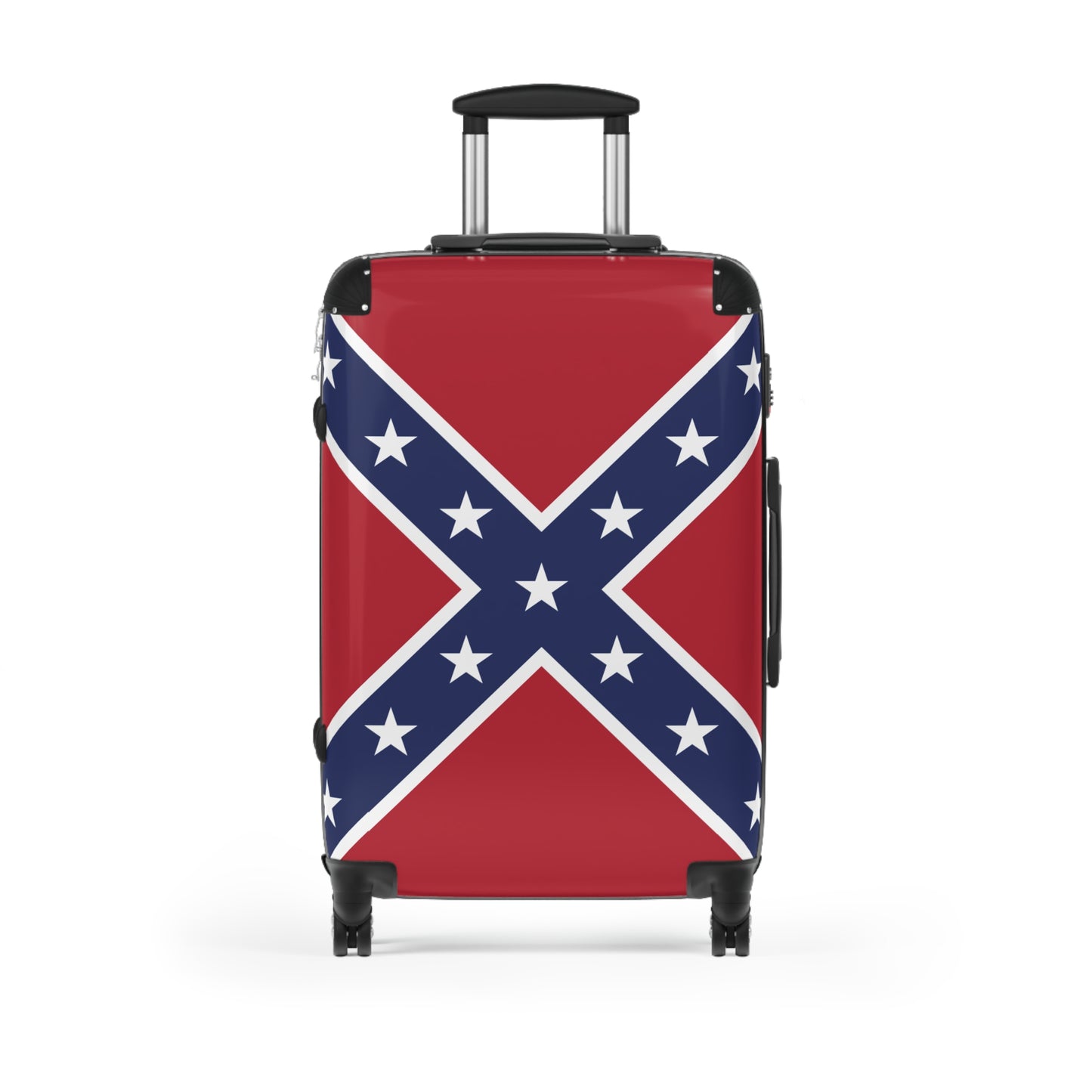 Confederate Battle Flag Inspired Suitcase