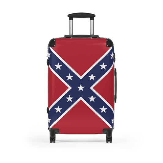 Confederate Battle Flag Inspired Suitcase
