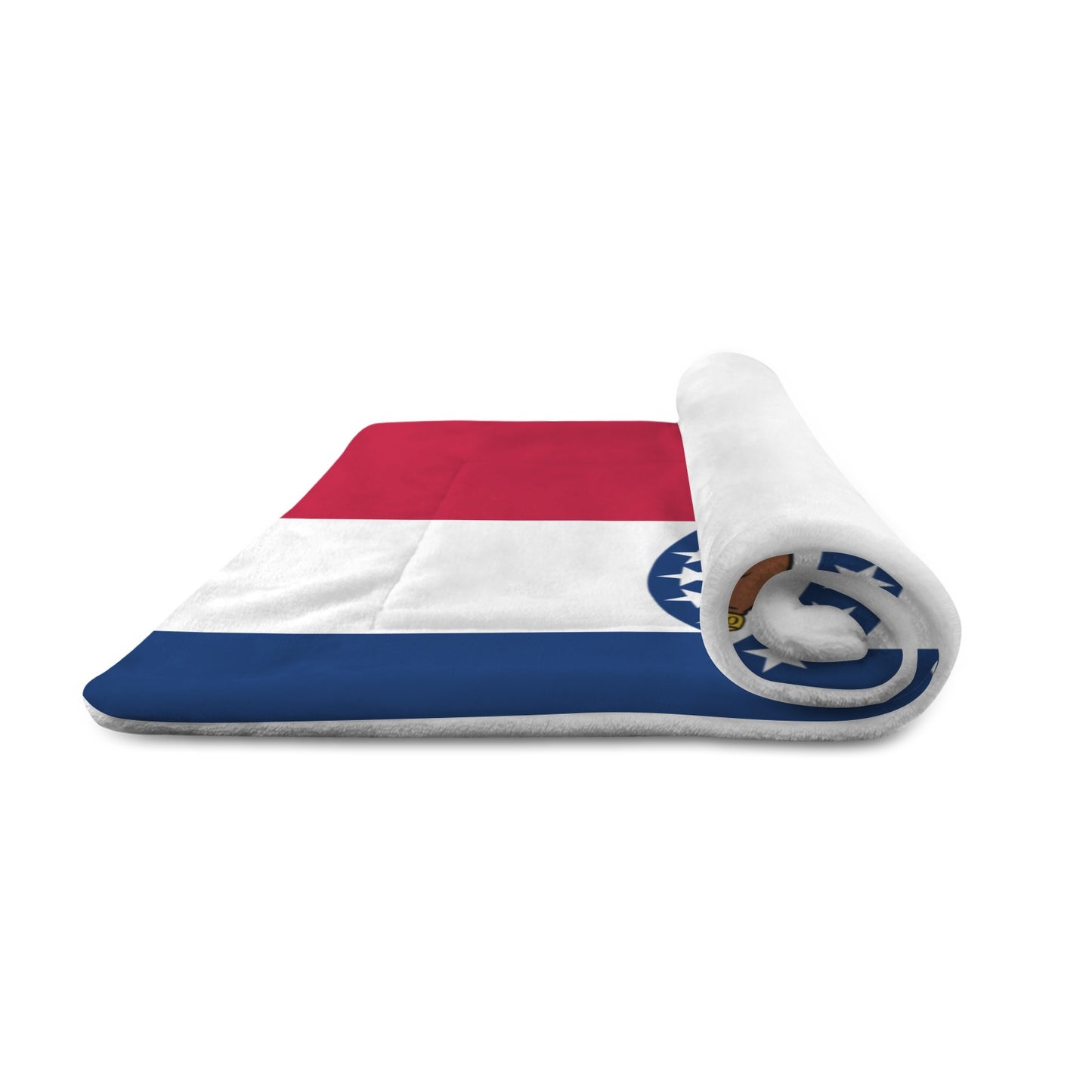 Missouri Flag Inspired Pet Mat 25x18inch (Made in the USA)