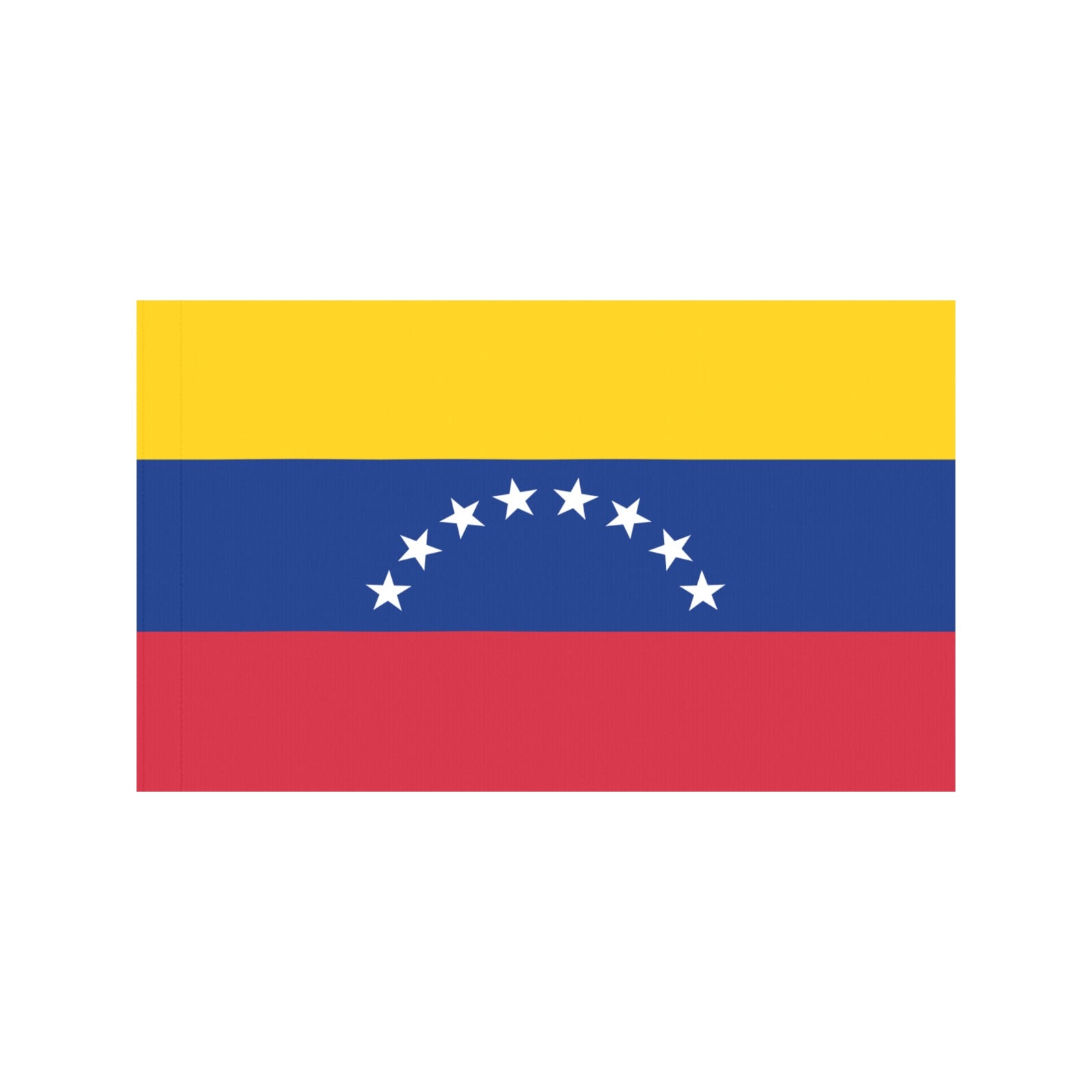 Luv My Flag: Venezuelan flag with yellow, blue, red stripes.