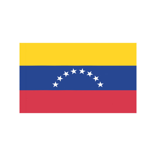 Luv My Flag: Venezuelan flag with yellow, blue, red stripes.