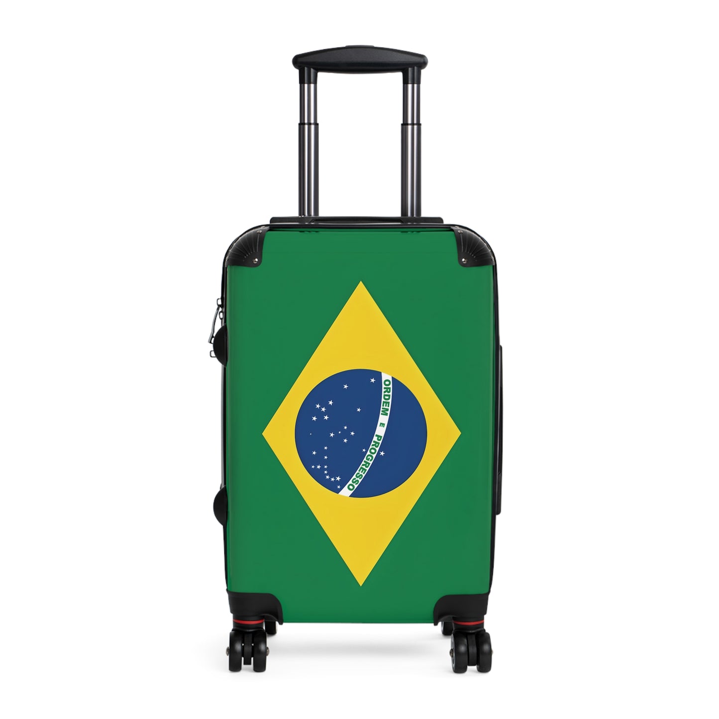 Brazil Flag Inspired Suitcase