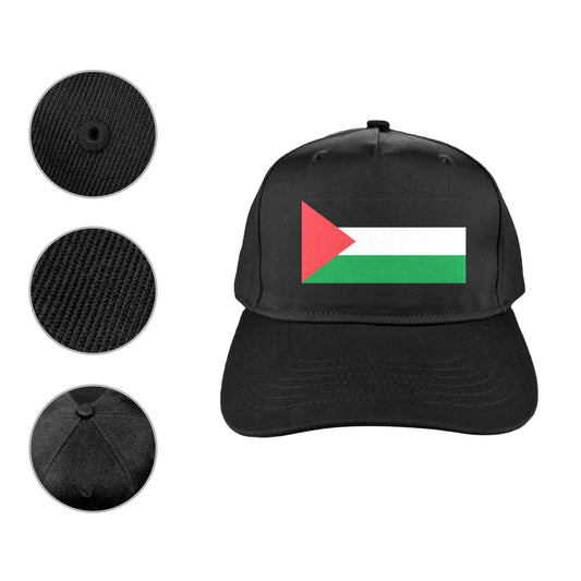 Palestine Flag Inspired Baseball Cap | Printed in the  USA